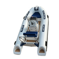 Bateau pneumatique semi-rigide (RIB) en PVC 2026 de 3,9 m à coque rigide haute vitesse pour 6 personnes, idéal pour la pêche, la croisière et les sports nautiques