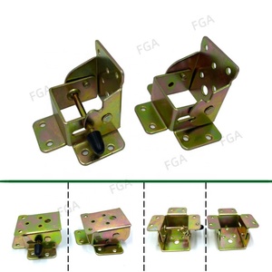 Cold Rolled Steel Furniture <b>Table</b> Legs <b>Foldable</b> Locking 90 Degree Bracket Hinge <b>with</b> Modern Design for Kitchen & Home Office - Product Image 5