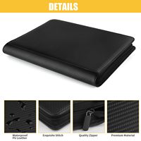 Lot de pochettes de rangement pour cartes TCG, format mini 4 9 400 900, avec classeur à anneaux et support de rangement pour cartes
