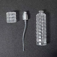 Flacon de Parfum en Verre Transparent avec Vaporisateur 30 ml, Forme Tube, Emballage Vide pour Stockage et Présentation de Fragrances