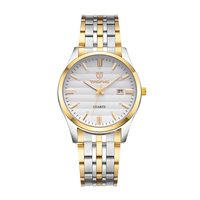 Ensemble de montres pour couple homme et femme de style classique, mouvement à quartz, montre de luxe pour les amoureux