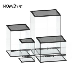 Terrarium panoramique en verre à double porte pour grenouilles cornées, lézards, serpents de maïs Shougong, reptiles - Product Image 4