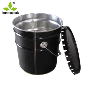 Contenedor de hojalata de alta calidad, anticorrosión y antioxidante, apto para uso alimentario, capacidad de 13 kg, venta directa de fábrica, cubeta metálica de 13 L - Product Image 3