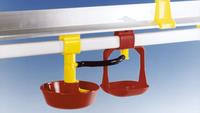 Abreuvoir automatique miniature avec adaptateur en plastique pour volailles, équipement d'abreuvement pour poussins