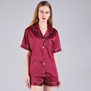 Fung 3034 Vorrätig Übergröße Damen Einfarbiges Kleid 2-teiliges Bekleidungsset Pyjama-<span class=keywords><strong>Sets</strong></span> Damen Pyjama-Set - Product Image 4
