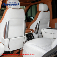 Aménagement intérieur de luxe en aluminium pour Land Rover Range Rover Executive avec options personnalisées pour 4 sièges