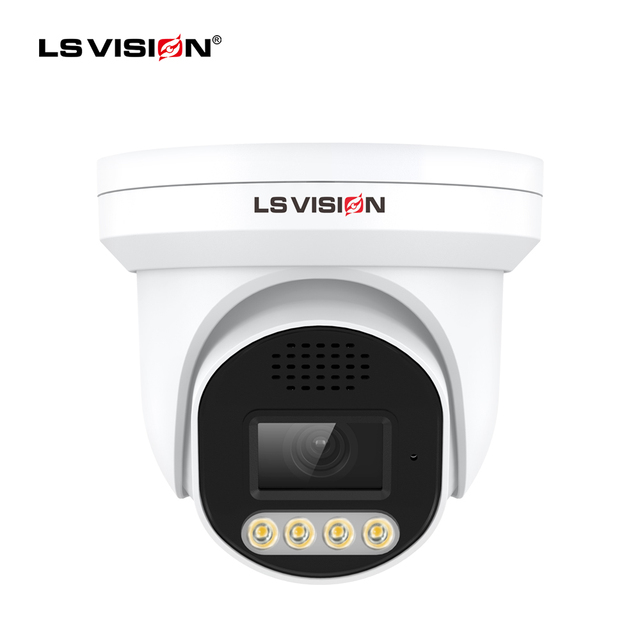 LS VISION Security Ip Camera AI Cctv Camera for Home Dome POE Audio Night Vision Outdoor Network 4K Camares De Seguridad