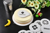 Pochoirs à café Greenwell, 6 pièces, pochoirs pour latte art, qualité alimentaire, personnalisés pour cupcakes, gâteaux, cappuccino, mousse, chocolat chaud