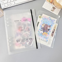 Pochette promotionnelle en PVC A5 A6 A7 pour cartes de visite, organisateur d'argent, enveloppes étanches avec fermeture éclair