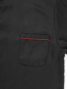 เสื้อโค้ทสำหรับเชฟผ้าโพลีเอสเตอร์กระดุมแถวเดียวสำหรับโรงแรมร้านอาหารขายส่งเครื่องประดับ - Product Image 5