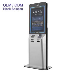 Kiosque d'enregistrement d'hôtel 27 32 pouces Distributeur de cartes de chambre Borne de terminal de paiement Verifone <span class=keywords><strong>Ingenico</strong></span> - Product Image 2