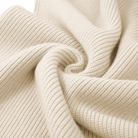 AiNear Vente en gros de logo personnalisé Oem & Odm Hiver Manches longues Col rond Côtelé uni Pulls basiques en tricot de laine pour hommes
