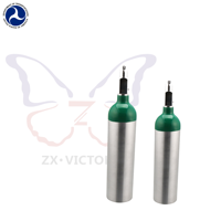 Cylindre d'oxygène d'urgence portable certifié ZX DOT, réservoir médical en aluminium sans soudure AA6061-T6 MD ME M6, vente en gros