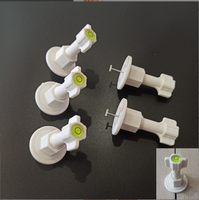 Système de nivellement de carreaux SHURUI de haute qualité, blanc, moderne, avec système T-lock, en matériau PP, facile à installer pour les sols