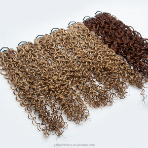 Extensions de cheveux humains bouclés Genius Wefts de qualité supérieure, 50g, provenant d'un seul donneur, pouvant être coupées pour un volume accru, vente en gros d'usine - Product Image 3