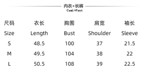 Accogliente Set di pigiami in crêpe personalizzato da donna 3 pezzi <span class=keywords><strong>con</strong></span> camma a manica corta da salotto indossare indumenti da notte da donna in cotone e garza a doppio strato - Product Image 6