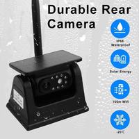 5G WiFi HD panneau solaire 100M DVR sans fil pour Bus Van camion RV voiture caméra de recul avant pour IOS Android téléphone CCD AHD Image