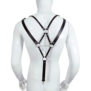 Sacknove ชุด50010ปาร์ตี้กางเกงหนังสำหรับผู้ชายสายรัดหน้าอกแฟชั่นเกย์ - Product Image 2