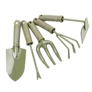 Wholesale Carbon Steel Garden Tools With Plastic Handle Weeder Trowel Transplanter Cultivator