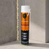 Adhésif en mousse de polyuréthane YI CHAO A23, monocomposant, 300 ml, formule écologique, forte adhérence, isolation thermique, léger pour