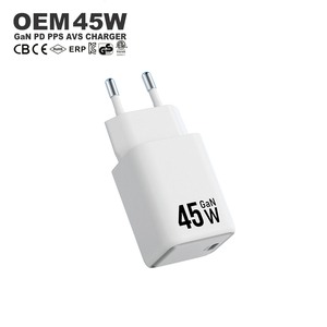 Chargeur <span class=keywords><strong>de</strong></span> téléphone 45W pour iPhone Samsung, charge rapide, adaptateur <span class=keywords><strong>de</strong></span> chargeur universel USB C, chargeur mural portable PPS PD Gan 45W, type C - Product Image 1