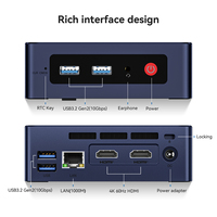 Beelink Mini S12 4K PC avec Alder N95 N100 4Core 3.4GHz Windows 11 16 Go DDR4 RAM 500 Go SSD BT4.0 pour le bureau/la maison