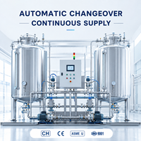 Réservoir de nettoyage CIP en acier inoxydable 300L-5000L SS304, système CIP sanitaire avec chauffage, certifié ASME CE, fabrication en usine