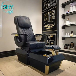 Fauteuil de pédicure spa de luxe moderne le plus populaire avec jets, pour lavage des pieds, manucure, massage et pétrissage médical - Product Image 1