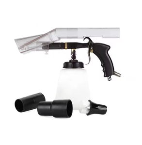 Regulador de Aire Tornado 2 en 1 SS con Tubo de <span class=keywords><strong>Rodamiento</strong></span>, Pistola Tornado Duradera Negra, Adaptador de Vacío Combinado, Limpiador de Alfombras, Lavadora a Presión de Aire - Product Image 1