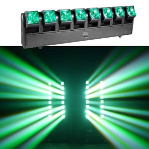 Luz <span class=keywords><strong>Tornado</strong></span> DMX512 con Control de Sonido, Precio de Fábrica °   Luz Móvil RGBW con Ángulo de Haz Ajustable para Eventos, Teatro, Club, Bar, Boda, Discoteca - Product Image 1