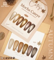 Gel yeux de chat ambre doré 20 couleurs 15ml ensemble de vernis à ongles oeil de chat magnétique étincelant Oem label privé vernis à gel Uv sans TPO