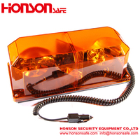HSM205 Rotator Lentille ambrée Véhicule d'urgence Avertissement de voiture Mini barre lumineuse