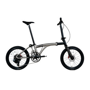 Vélo de ville pliable Java NEO-406ALF, mini vélo pliable à trois plis, fourche en carbone, <span class=keywords><strong>20</strong></span> <span class=keywords><strong>pouces</strong></span>, 9 vitesses, transmission L-TWOO - Product Image 1