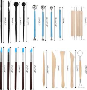 <strong>Clay</strong> Tools 24pcs Pottery Tools <strong>Clay</strong> Set with Stylus <strong>Air</strong> <strong>Dry</strong> Modeling <strong>Clay</strong> Tools Set for Pottery and <strong>Sculpture</strong> - Product Image 2