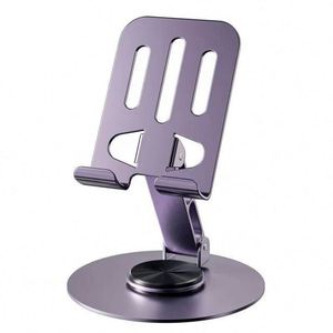 Custom Foldable Cell 360° Rotatable <b>Desk</b> Holder, Aluminum Portable <b>Phone</b> Stand Compatible - Product Image 5