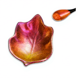 Pigment de paillettes métalliques à effet doré cuivré pour le maquillage des fards à paupières poudre de perle caméléon de qualité cosmétique - Product Image 1