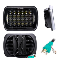Offre Spéciale phares Led 85W Faros Led Cuadrado avec feux de croisement Drl H4 5X7 phare Led camion carré pour Kenworth T680