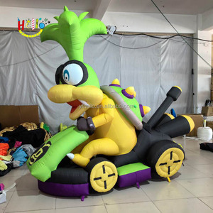 Tartaruga gonfiabile del modello animale gonfiabile divertente del fumetto dal motociclo - Product Image 3