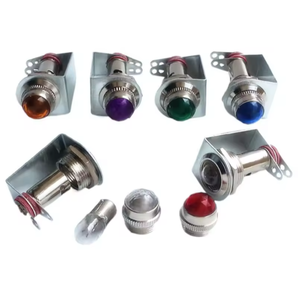 Accessoires pour amplificateur à tubes, amplificateur de puissance, indicateur LED de puissance, lampe de signalisation, support, boucle intégrée 6,3 V, petite <span class=keywords><strong>ampoule</strong></span> - Product Image 2