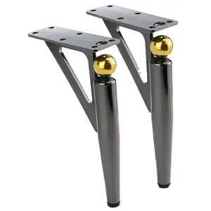 WINSTAR New metal iron leg of sofa Gold leg of sofa Cabinet Bed TV Stand Sideboard Legs foot feets hardware accessories