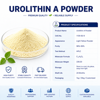 Poudre d'Urolithine A en vrac 98% 99% Haute Pureté Ingrédient de Longévité pour Marques de Compléments Alimentaires OEM ODM