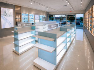 Custom Beauty Skincare Store Design Cosmetic <b>Display</b> <b>Cabinets</b> Modular Retail Fixtures Modern Minimalist Shop Interior Solution - Product Image 3
