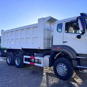 Camión Volquete HOWO 6*4 Usado, 5.6 Metros de Longitud con Diseño de Montaje Central Excelente Calidad y Precio Razonable. - Product Image 1