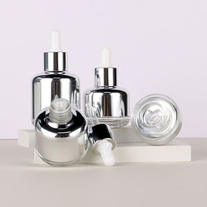 Venta al por mayor 20ml 30ml 40ml 50ml 60ml botella de aceite esencial de plata impresa personalizada - Product Image 3