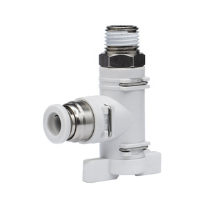 Connecteur pneumatique BC8-02/BL 1/4 pouces, robinet à bille à filetage externe pour le contrôle du gaz - Product Image 1