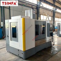Centre d'usinage CNC VMC640 Mini fraiseuse CNC Table rotative verticale 5 axes 200mm système GSK broche Taiwan 12T chapeau ATC