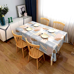 Mantel Erpsl Moderno de PVC No Tejido, Impermeable, con Patrón Geométrico, 1.4x20m, Hilo Impreso para Mesa de Comedor - Product Image 1