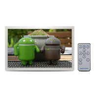 Vorteile Smart 32 Zoll WiFi Elektronischer Foto rahmen Full HD Display Foto Musik Video Player Kalender Alarm Timer Mit Fernbedienung