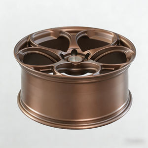 Nuovi Cerchi Forgiati Quadrifoglio Personalizzati 18-21 Pollici Bronzo Opaco Alluminio 6061-T6 Cerchioni da 25mm per <span class=keywords><strong>Alfa</strong></span> <span class=keywords><strong>Romeo</strong></span> Giulia Stelvio per M2 M3 M4 - Product Image 2
