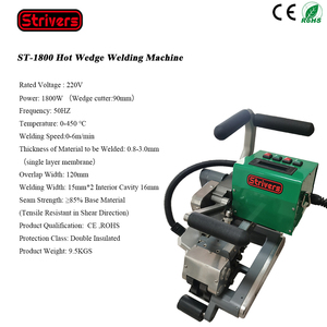 Machine à souder par emboîtement 1800W 220V pour souder des liners en HDPE, des <span class=keywords><strong>PEHD</strong></span> et des PELD épais pour la <span class=keywords><strong>soudure</strong></span> de géomembranes - Product Image 2